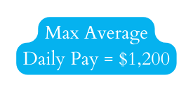 Max Average Daily Pay 1 200