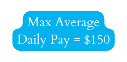 Max Average Daily Pay 150